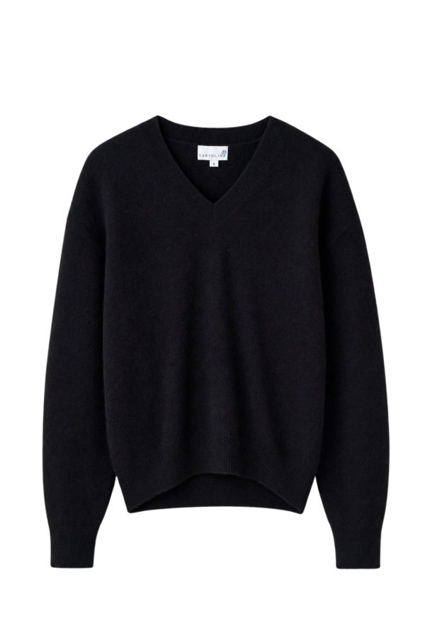 Cartolina HO26 Caden Cashmere V-Neck Sweater