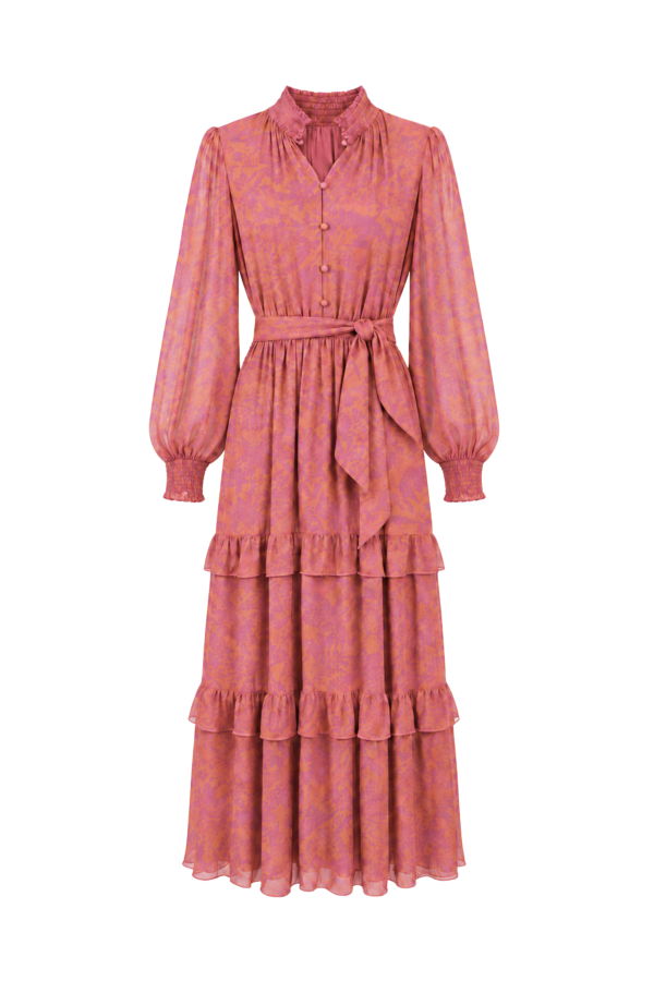 Cartolina Lorelei Long Sleeve Maxi Dress