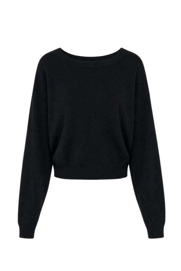 Cartolina Shay Cashmere Boatneck Dolman Sweater