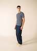 Saint James Levant Modern Breton Shirt - Navy/Ecru - Thumbnail 1