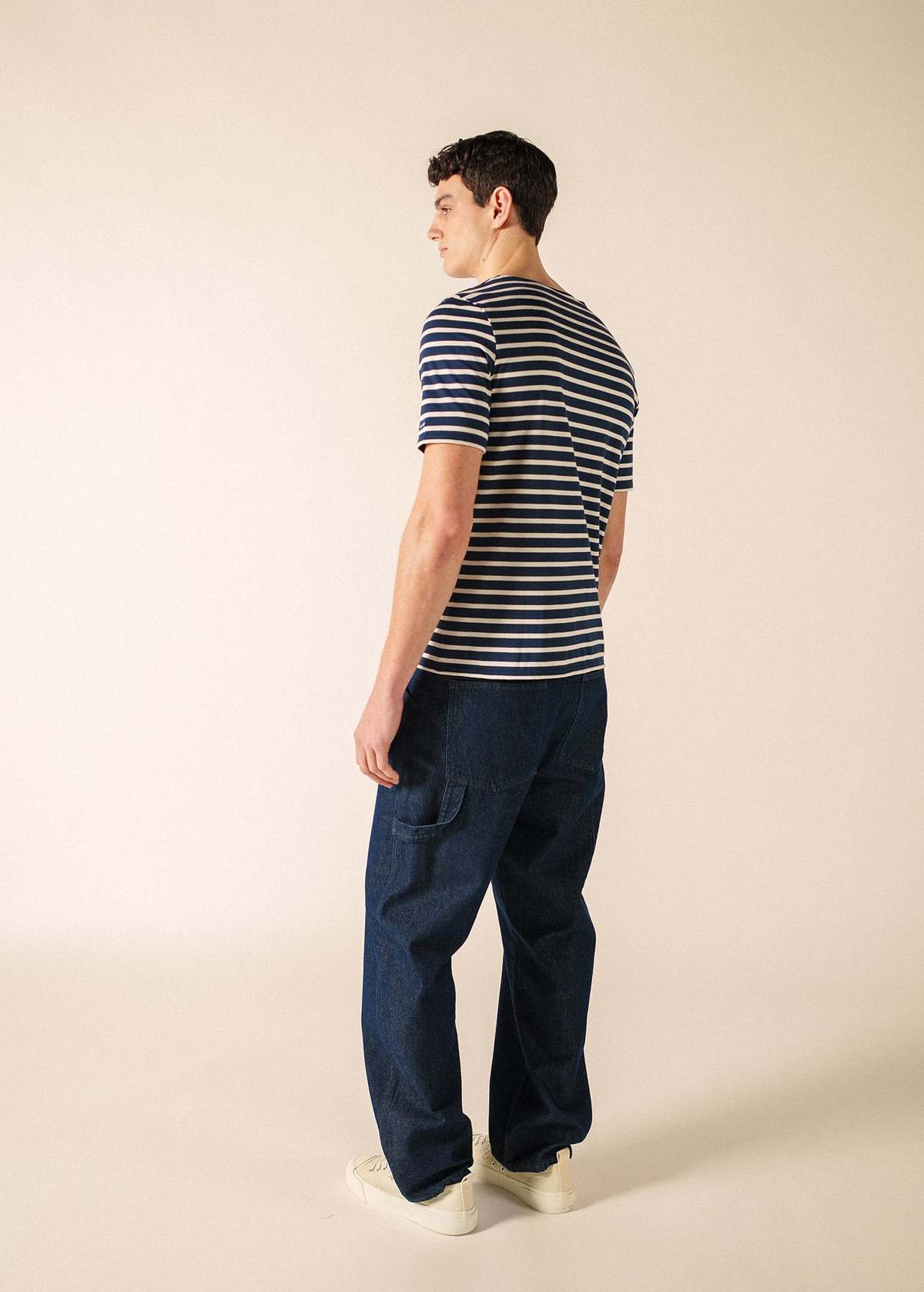 Saint James Levant Modern Breton Shirt - Navy/Ecru - Image 2 of 8