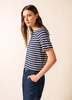 Saint James Levant Modern Breton Shirt - Navy/Ecru - Thumbnail 3