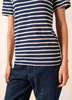 Saint James Levant Modern Breton Shirt - Navy/Ecru - Thumbnail 8