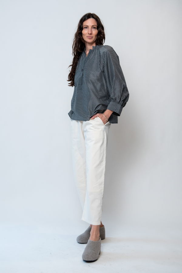 TOAST Catrin Cotton Silk Check Shirt
