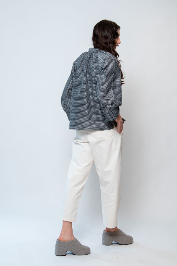 TOAST Catrin Cotton Silk Check Shirt