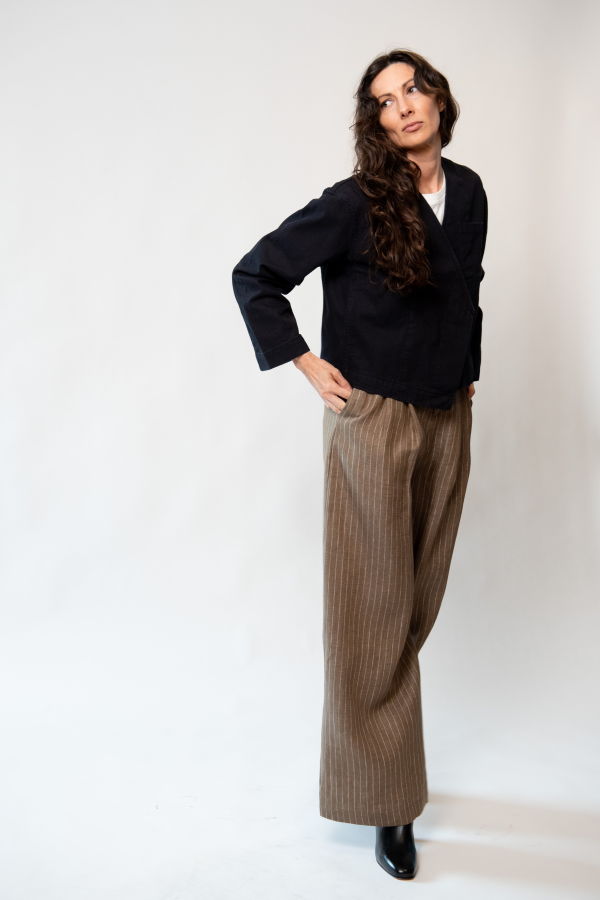 TOAST Cotton Twill Cropped Jacket