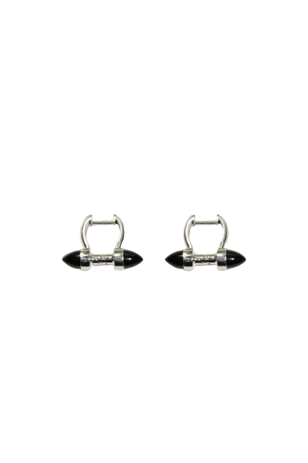 Loren Stewart Barbell Hoop Earrings