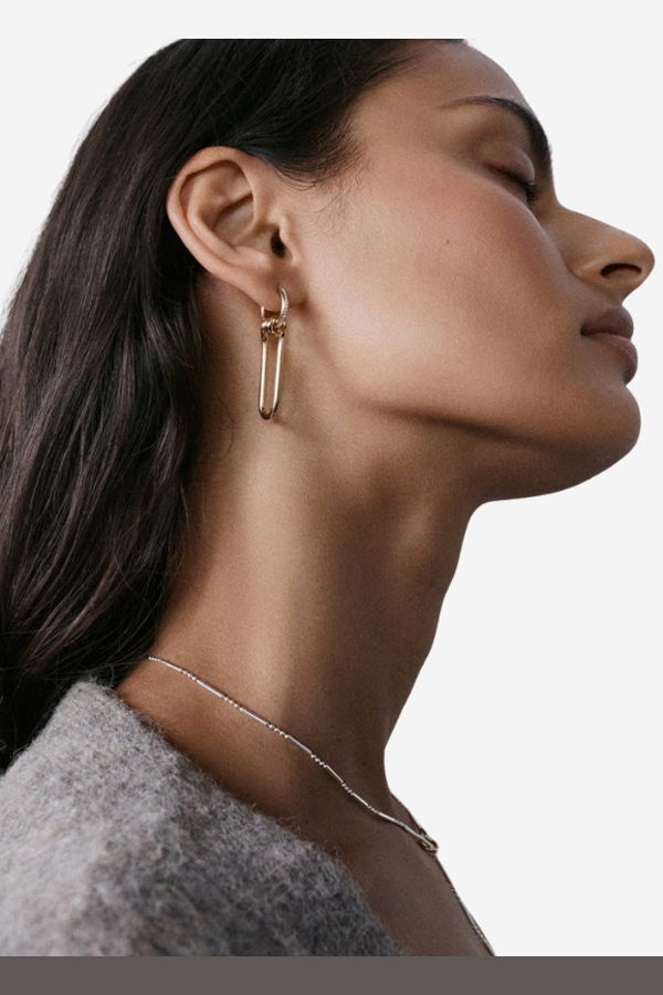 Otiumberg Twist Drop Hoops