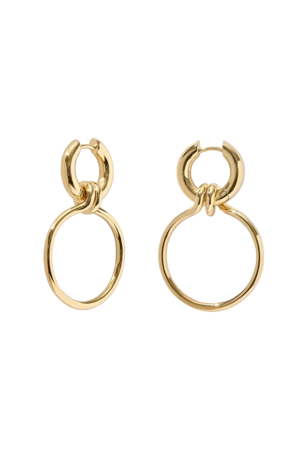 Otiumberg Twist Hoops - Gold