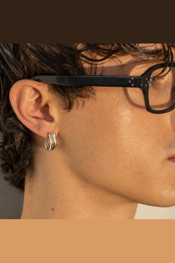 Milk & Rose Eve Hoops