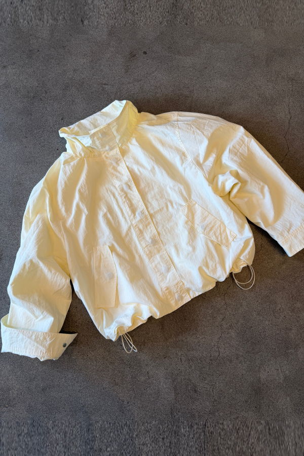 WAVEKELLY Hooded Nylon Windbreaker Jacket