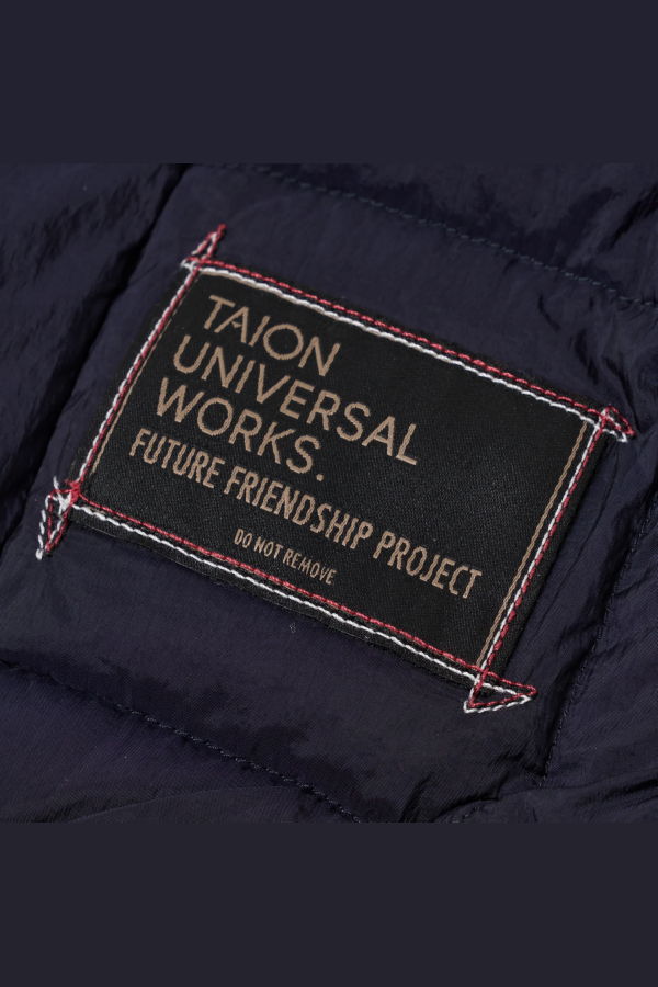 Universal Works Down Cardigan - Navy