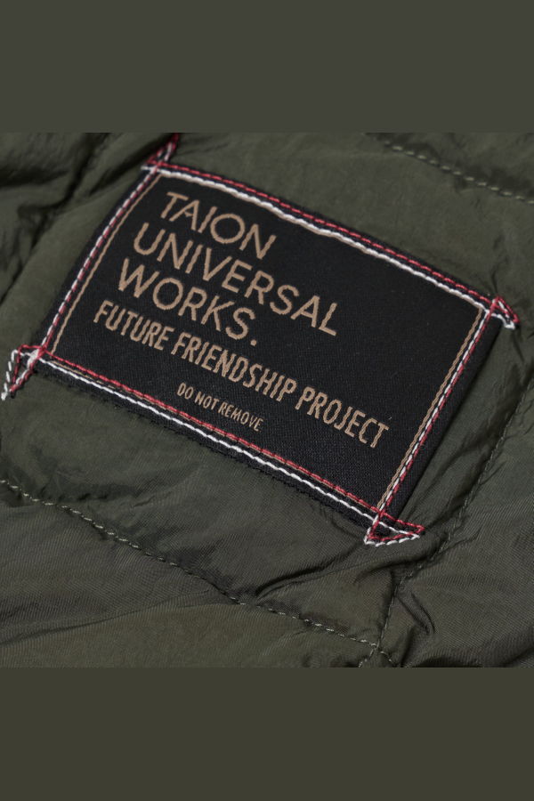 Universal Works Down Cardigan - Olive