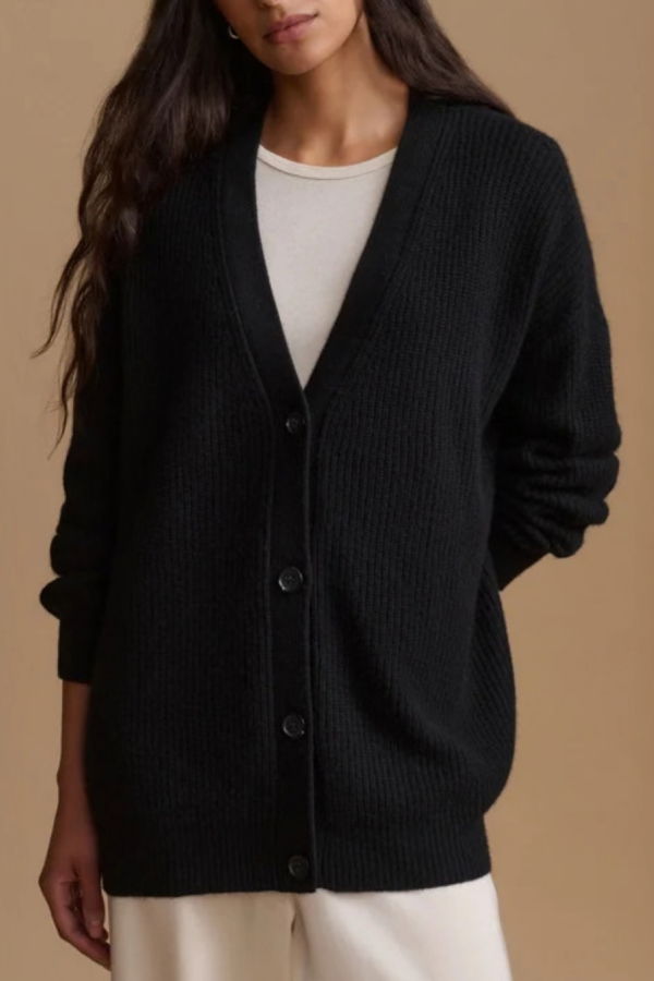 Jenni Kayne Cashmere Cocoon Cardigan - Black
