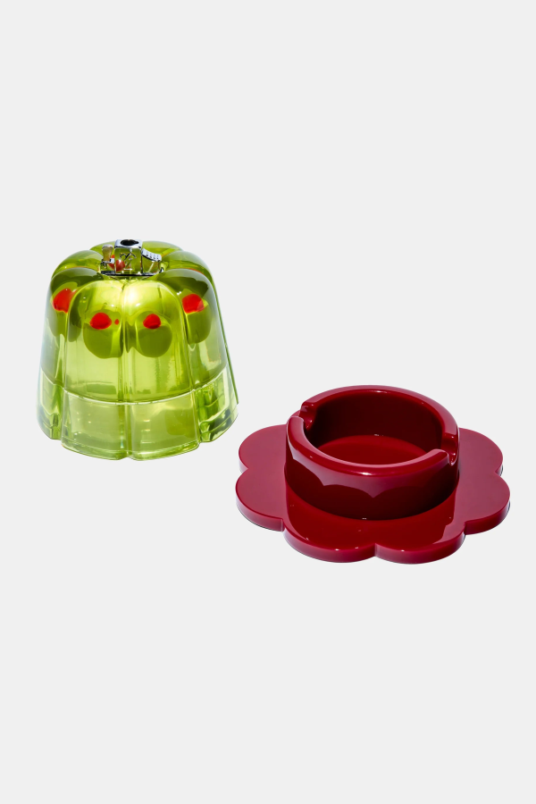 Edie Parker Jelly Tabletop Lighter - Olive