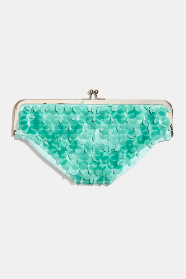 Edie Parker Sequin Undie Clutch