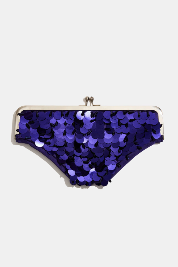 Edie Parker Sequin Undie Clutch