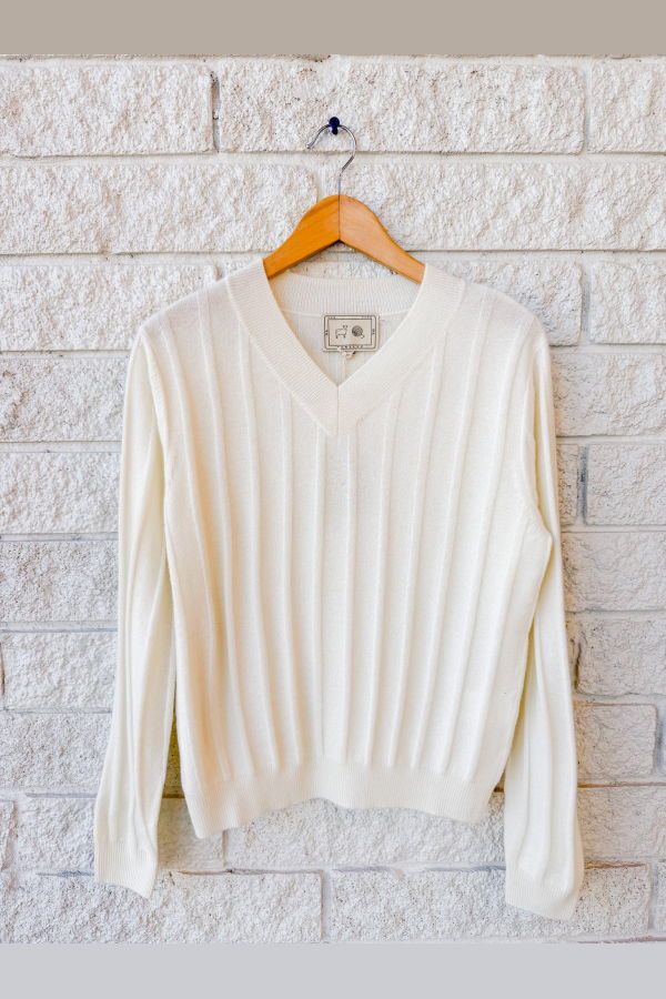demylee Tara Cashmere Sweater - Ivory