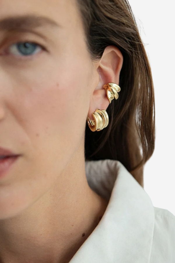 Otiumberg Small Wave Hoops