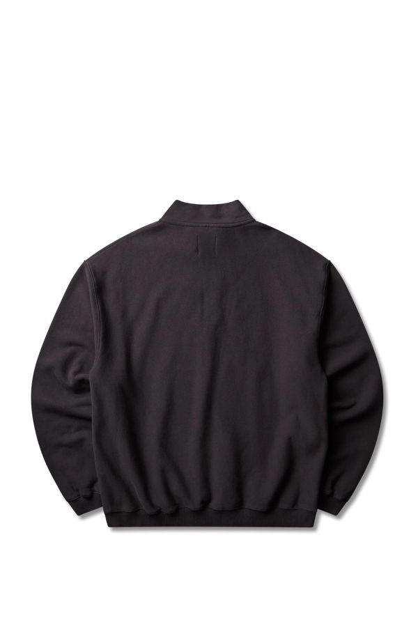 ROA Logo Half-Zip Sweater - Washed Black