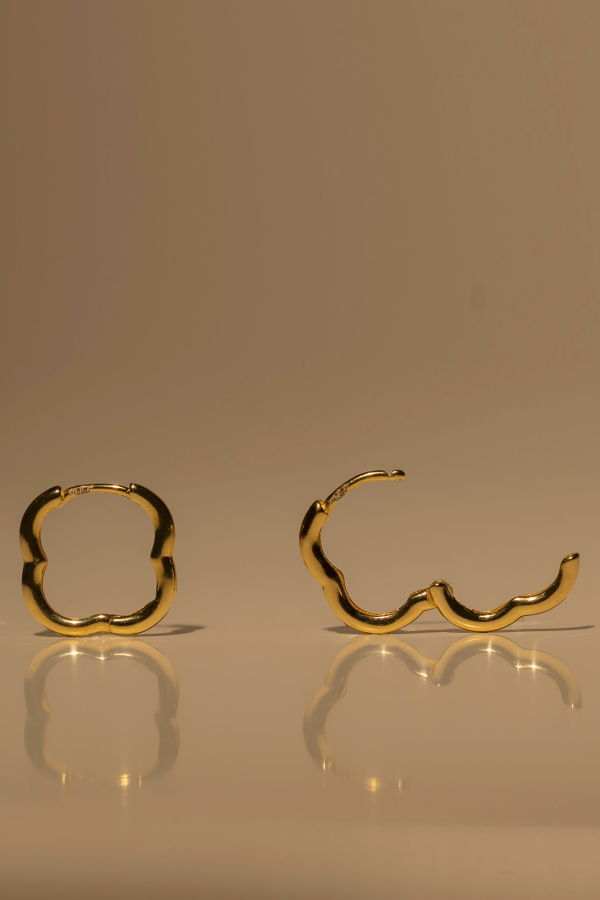Milk & Rose Fleur Hoops