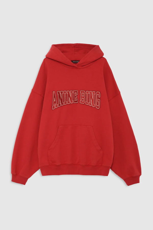 Anine Bing Harvey Sweatshirt - Tango Red