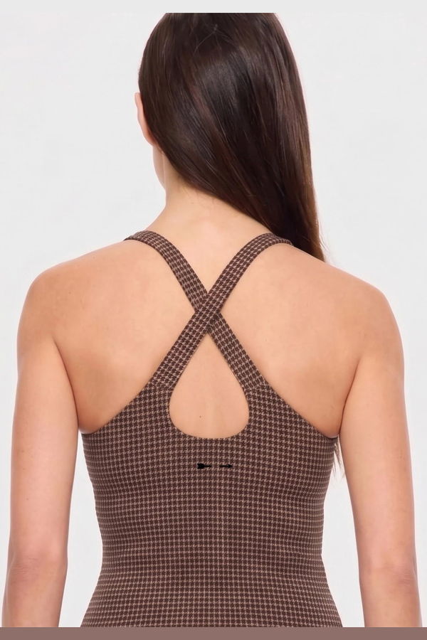 The Upside Zinnia Lenny Tank Top - Check
