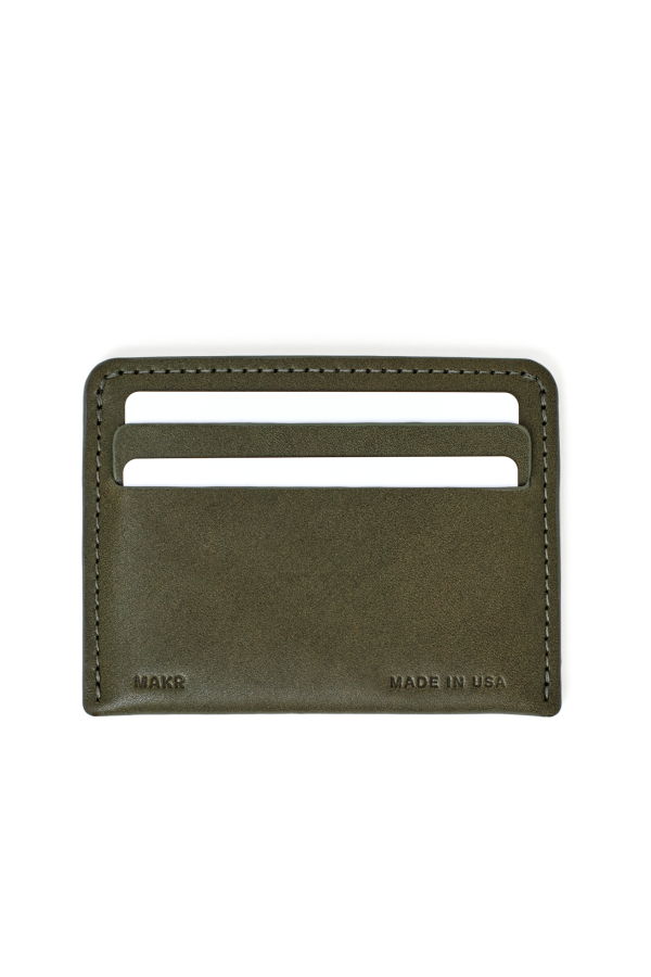 MAKR Panel Card Wallet - Loden Green