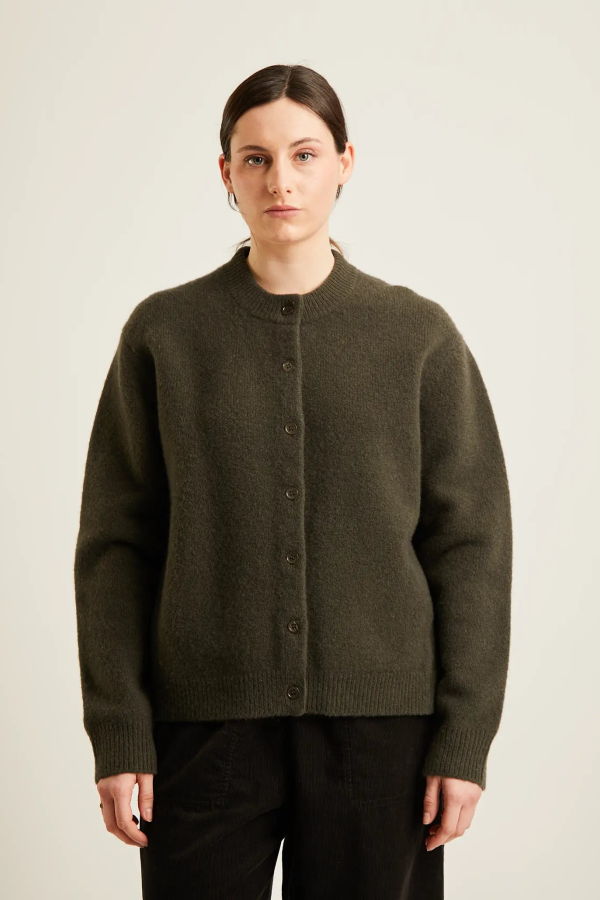 NAIF Malo Cardigan - Smoky Green
