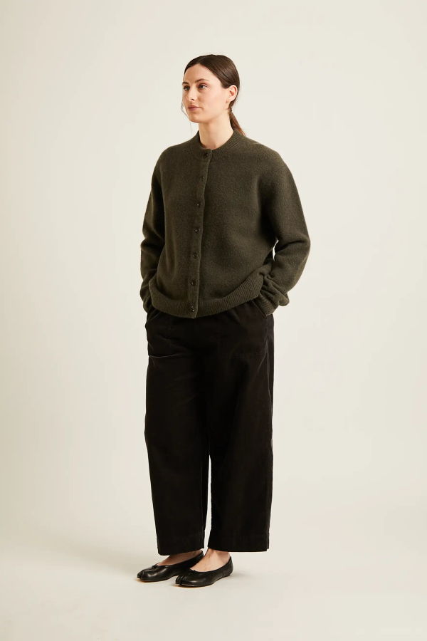 NAIF Malo Cardigan - Smoky Green