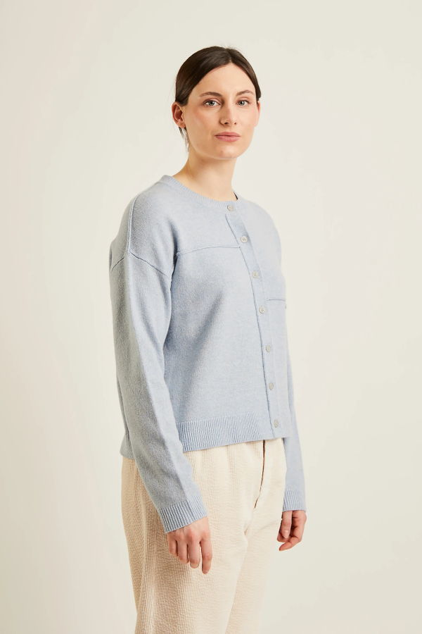 NAIF Titus Cardigan - Pale Blue