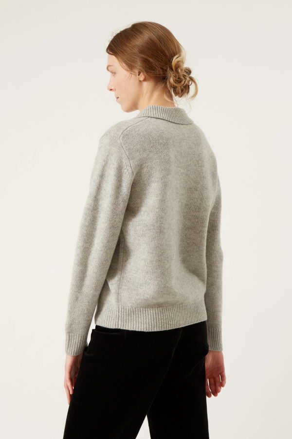 NAIF Clyde Sweater - Donegal Gray
