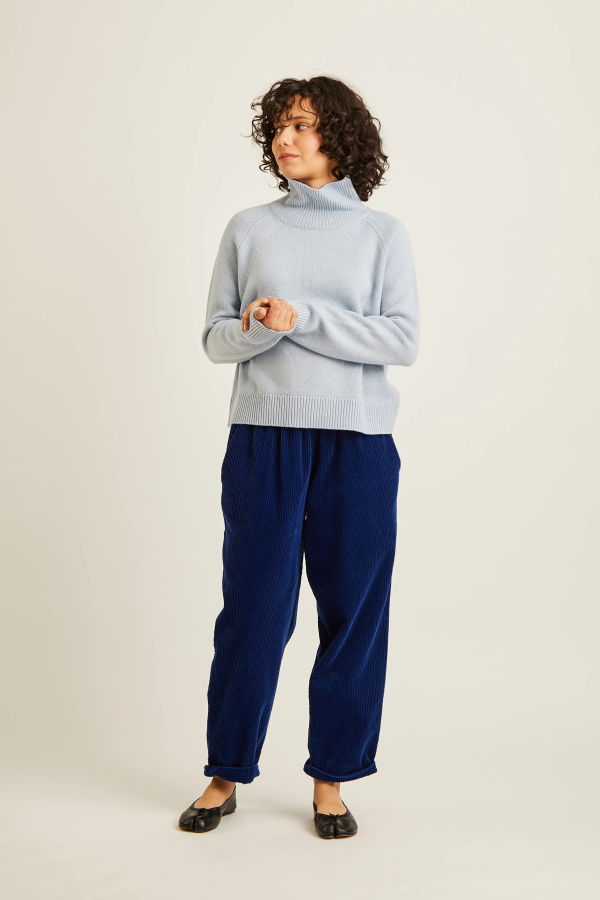NAIF Elara Sweater - Pale Blue