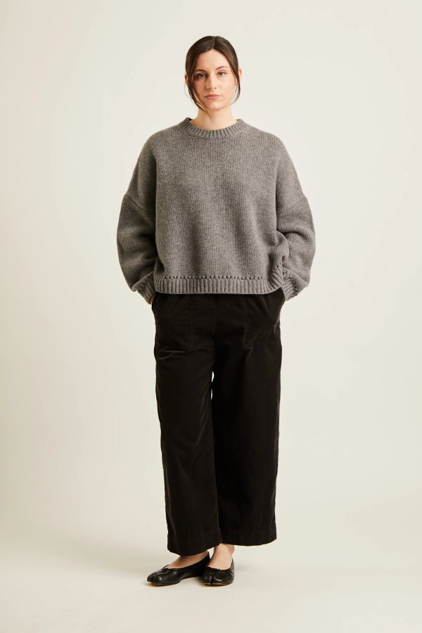 NAIF Oriana Sweater - Dark Gray