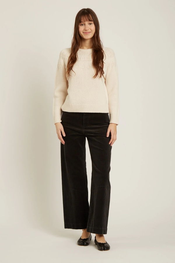 NAIF Scott Sweater - Milk
