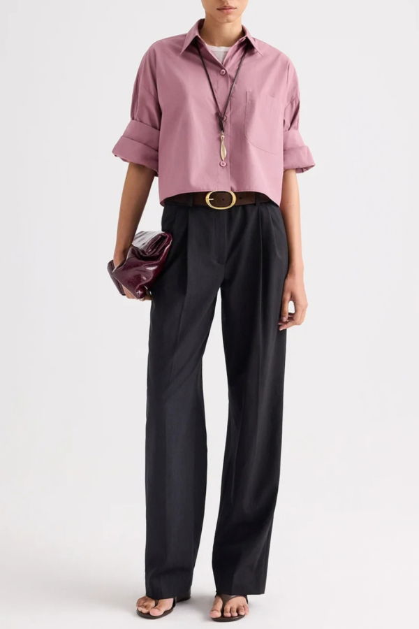 TWP Next Ex Shirt - Plum