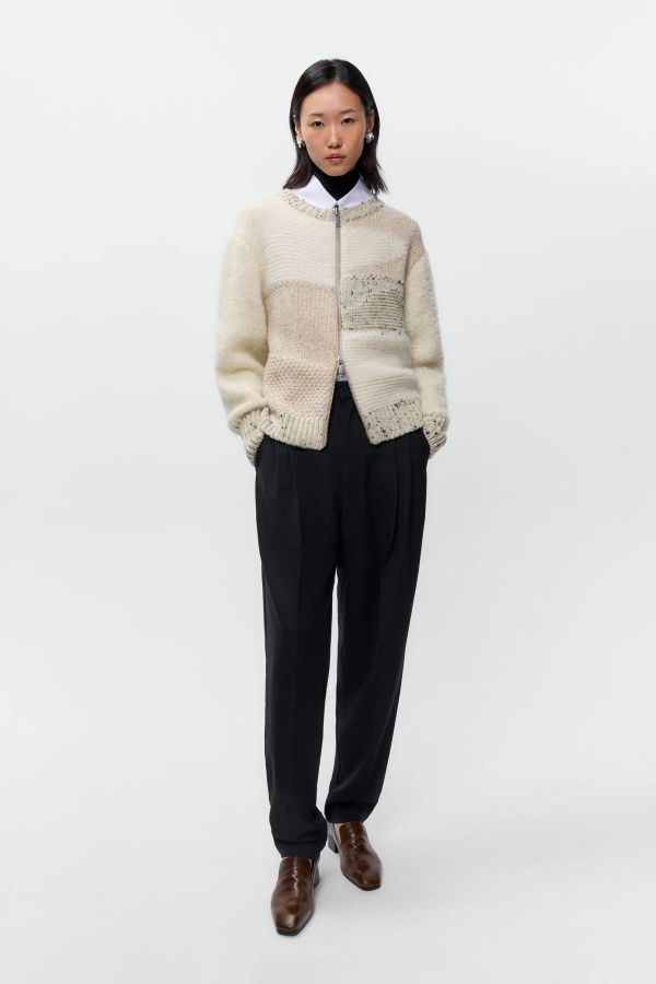 Cordera Marled Zip Cardigan