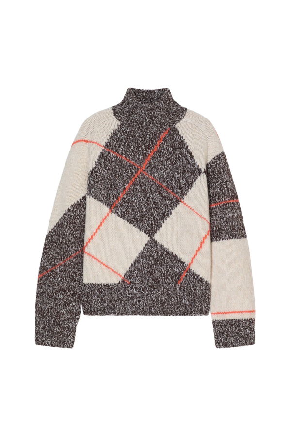 Closed Argyle Jumper