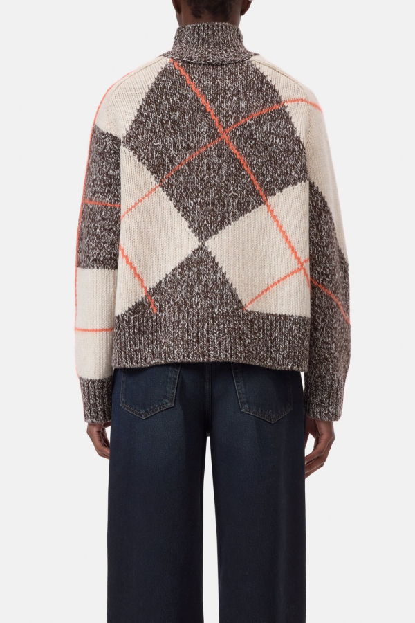 Closed Argyle Jumper