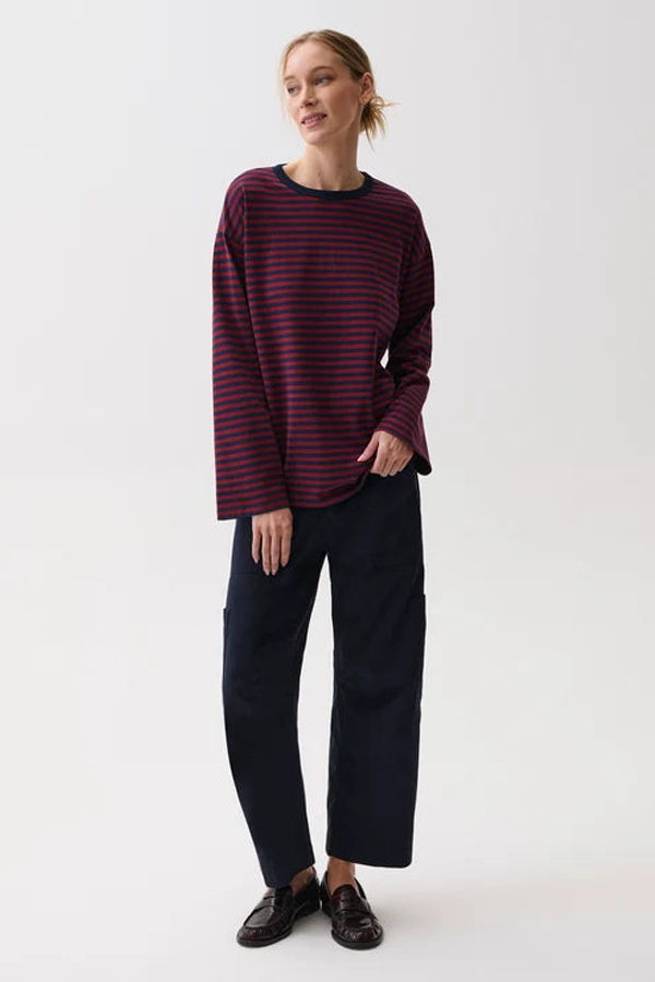 Pistola Reena Tee - Velvet Navy Stripe