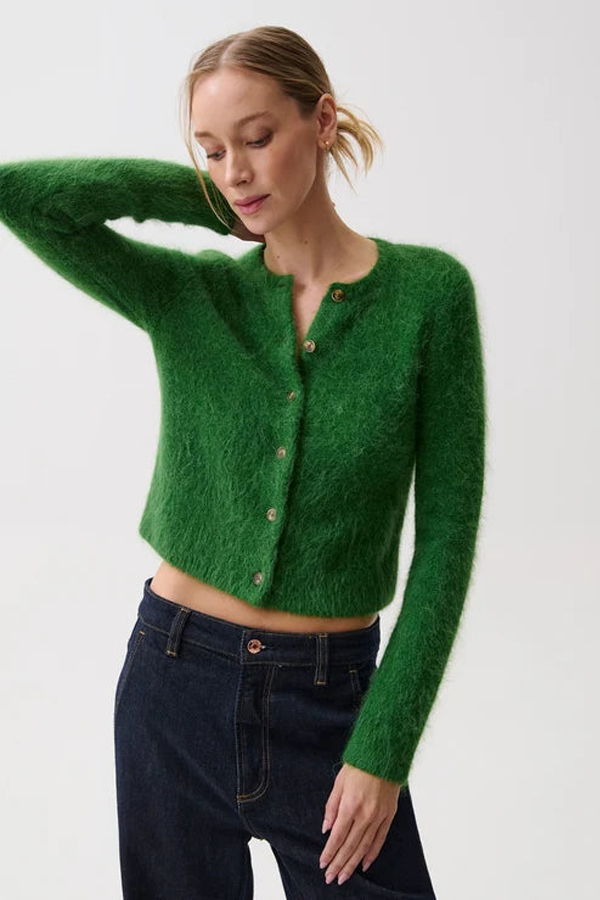 Pistola Yara Cardigan - Vivid Moss