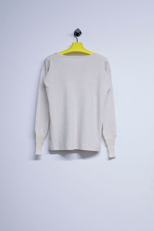 Cecile Tulkens Natural Hemp & Cotton Gusset Long Sleeve Tee