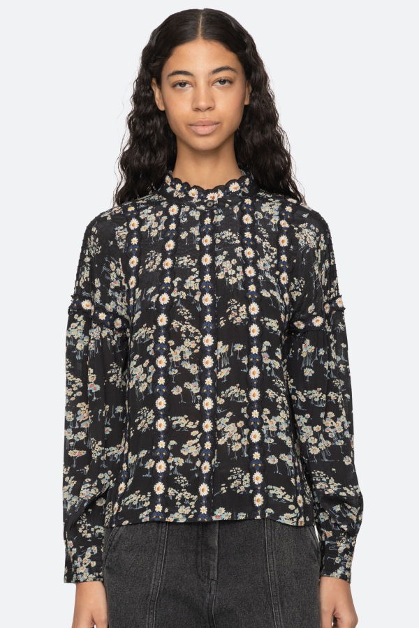 Sea NY Mona Long-Sleeve Top