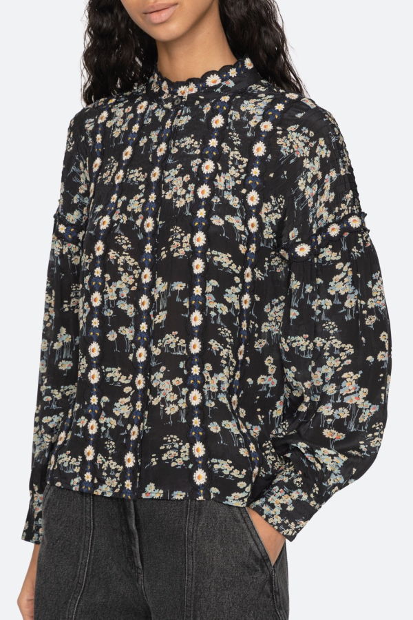 Sea NY Mona Long-Sleeve Top