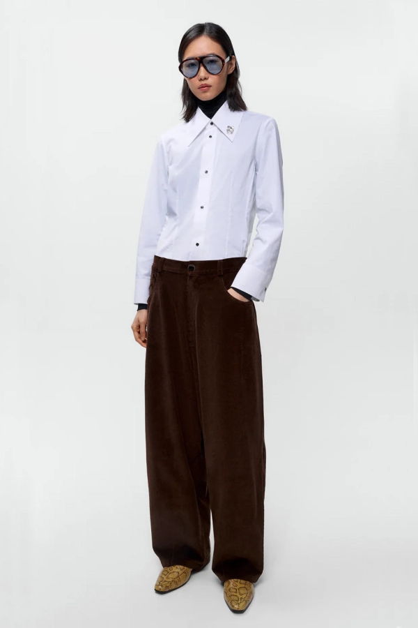 Cordera Corduroy Baggy Pants