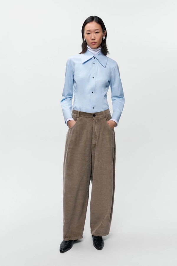 Cordera Corduroy Baggy Pants