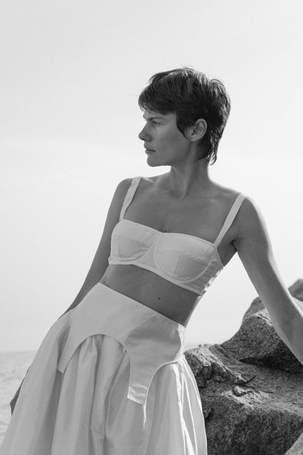 K M by L A N G E Svitanok Cupro Bralette