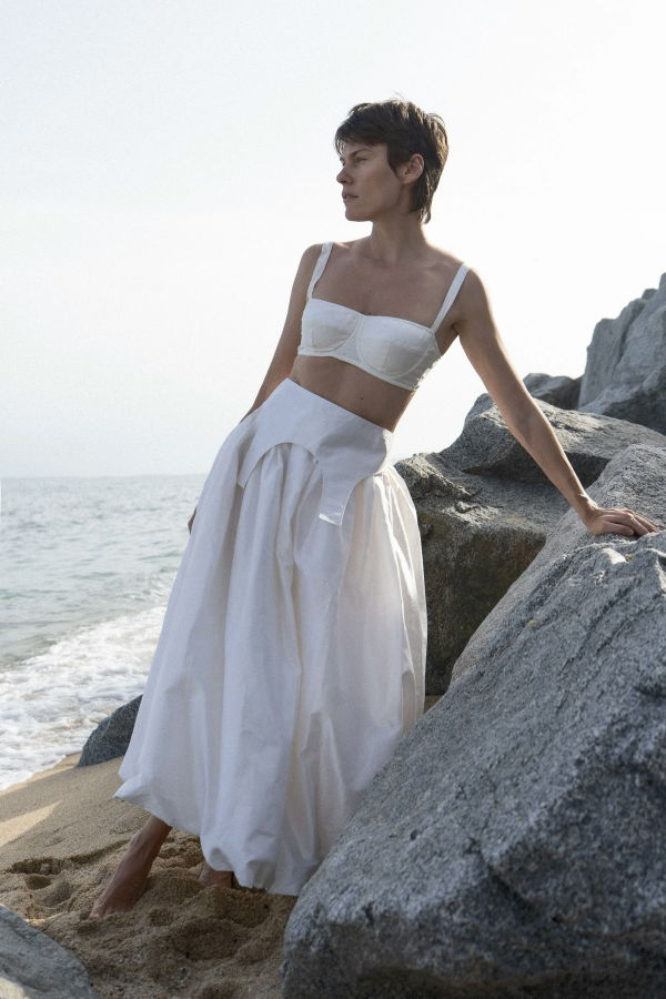 K M by L A N G E Svitanok Cupro Bralette