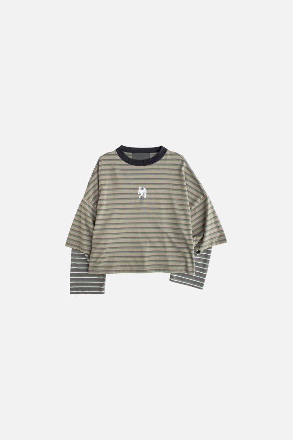 Jungles Jungles Guardian Angel Double Layer Long Sleeve Tee