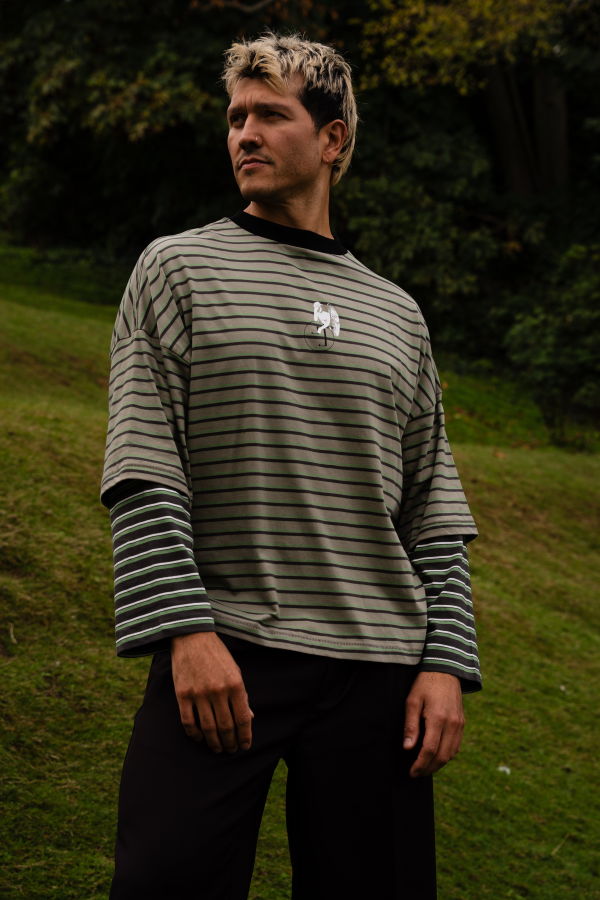 Jungles Jungles Guardian Angel Double Layer Long Sleeve Tee